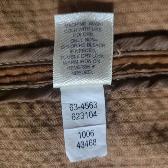 J.Jill Brown Velvet Trim Corduroy Long Blazer Jacket - Picture 12 of 15